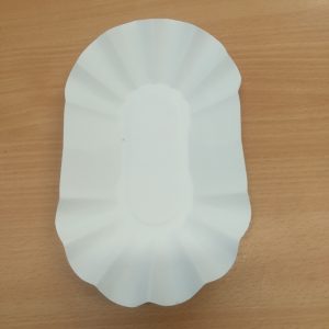 Papírtálca krumplis ovális 100x200 mm nagy 250 db/ csomag