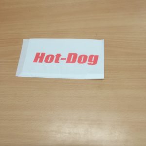Hot-dog papírtasak 190x90 mm 200db/csomag