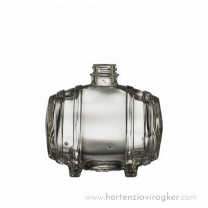Palack hordó 0,5 liter dugóval 12,7 x 12,5 cm